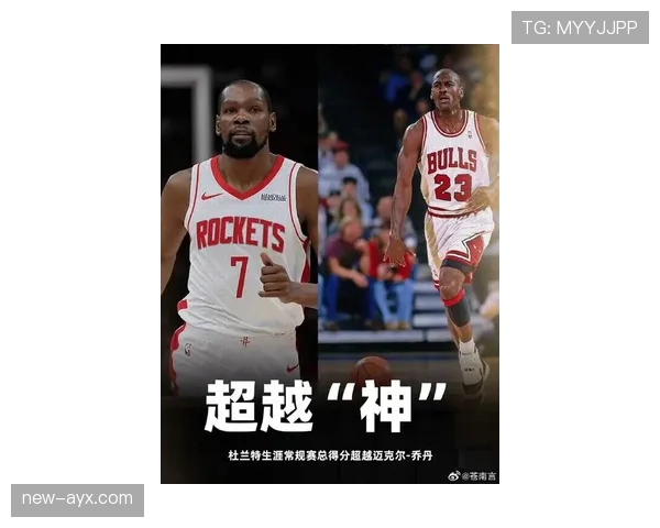 迈克尔·乔丹单打得分占核心表现比 凯文·杜兰特难以匹敌